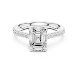 Gold Ring DDLR-744, White Gold, view 4