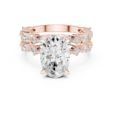 Gold Ring DDLR-301, Rose Gold, view 4