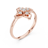 Gold Ring Ledis Ring, Rose Gold, view 2