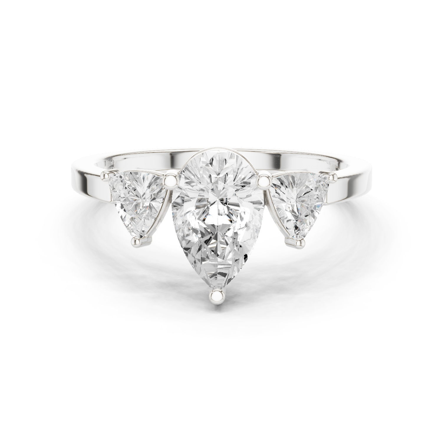 Gold Ring DDLR-1093, White Gold