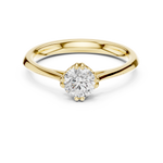 Gold Ring DDLR-554, Yellow Gold, view 4
