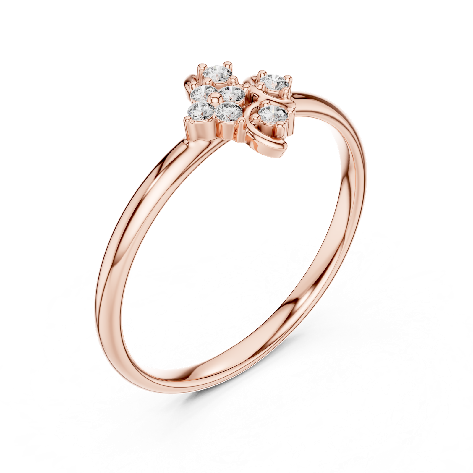 Gold Ring 1 (426), Rose Gold, view 2