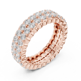 Gold Ring DDLR-714, Rose Gold, view 2