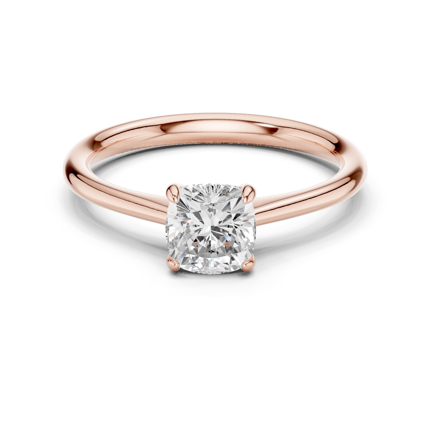 Gold Ring DDLR-801, Rose Gold