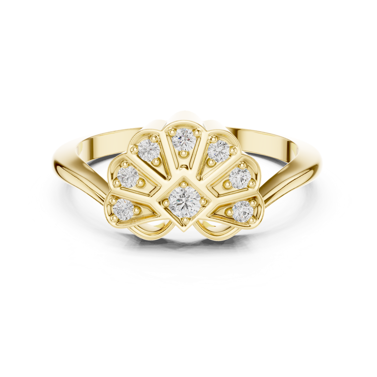 Gold Ring 00001L (50), Yellow Gold