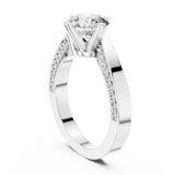 Gold Ring L03-1184, White Gold