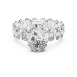 Gold Ring DDLR-198, White Gold, view 4
