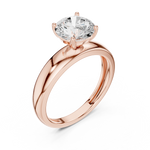 Gold Ring DDLR-827, Rose Gold, view 2