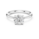 Gold Ring DDLR-645, White Gold, view 4