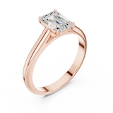 Gold Ring DDLR-1077, Rose Gold, view 2