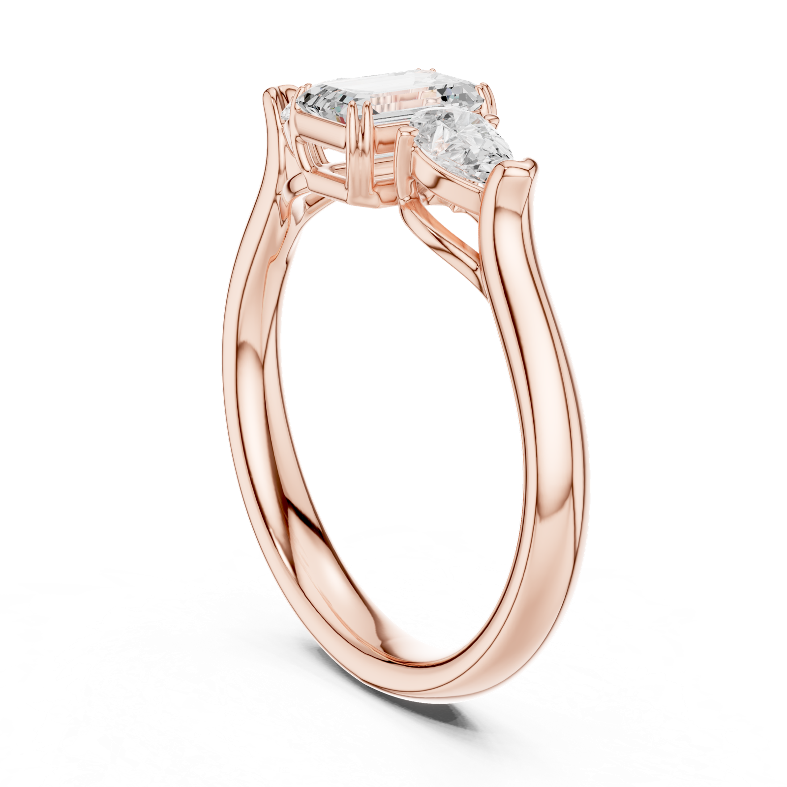 Gold Ring DDLR-579, Rose Gold