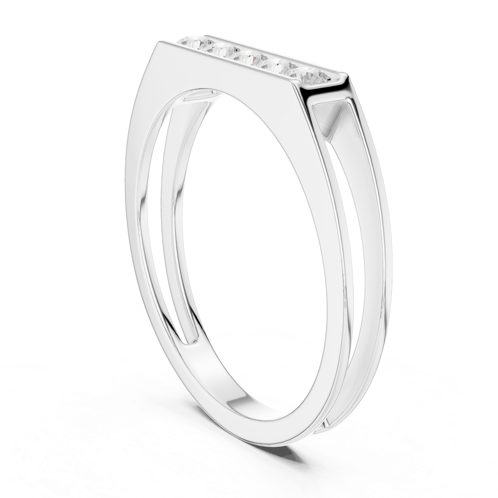 Gold Ring SBMR(16), White Gold, view 1