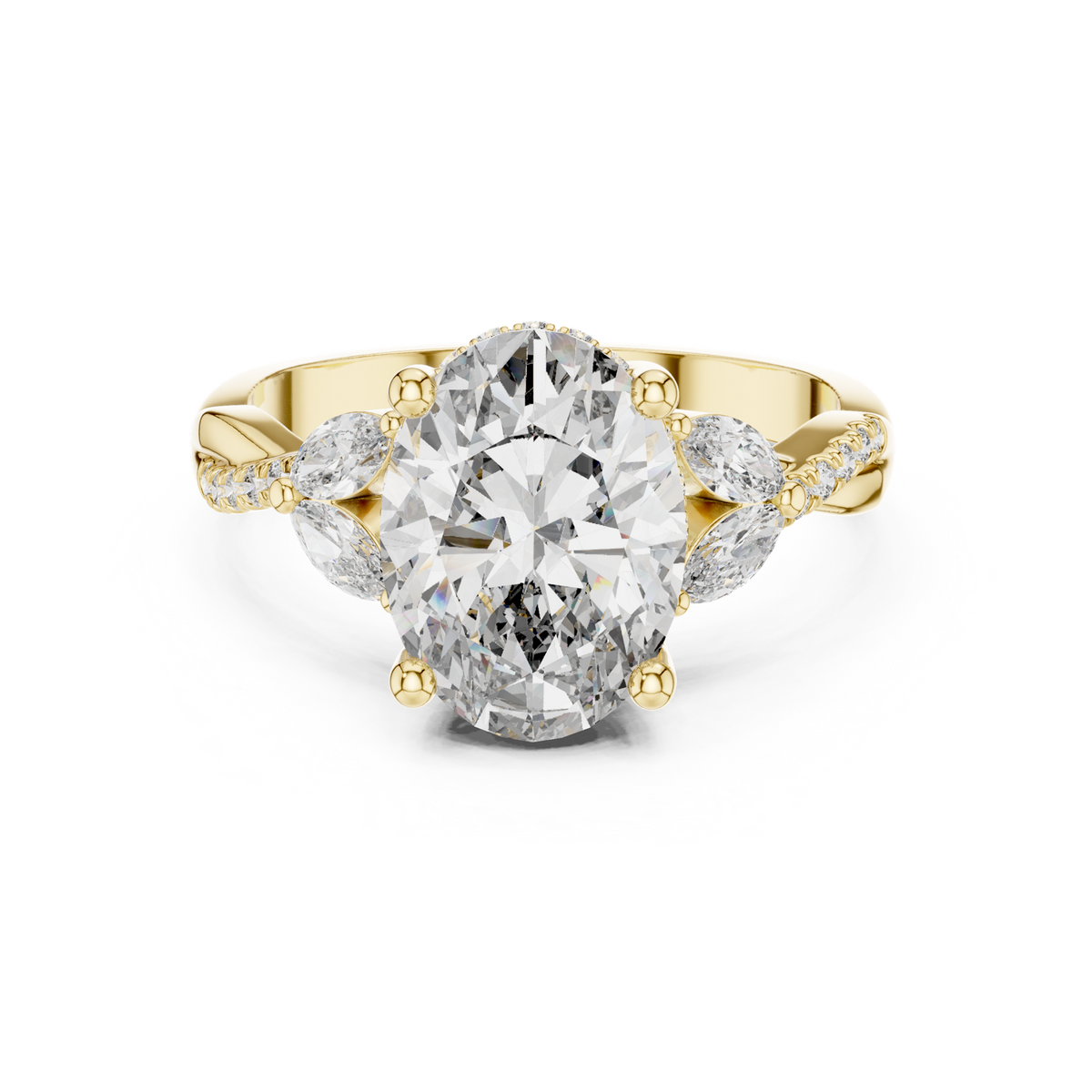 Gold Pendant 9-10017L_22, Yellow Gold