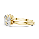Gold Ring DDLR-1122, Yellow Gold, view 3