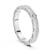 Gold Ring L03-996, White Gold
