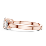 Gold Ring ALR-29, Rose Gold, view 3