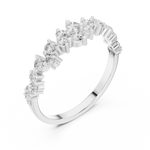 Gold Ring DDLR-380, White Gold, view 2