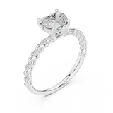 Gold Ring DDLR-396, White Gold, view 2