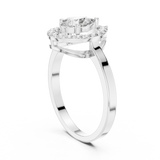 Gold Ring ALR-30, White Gold