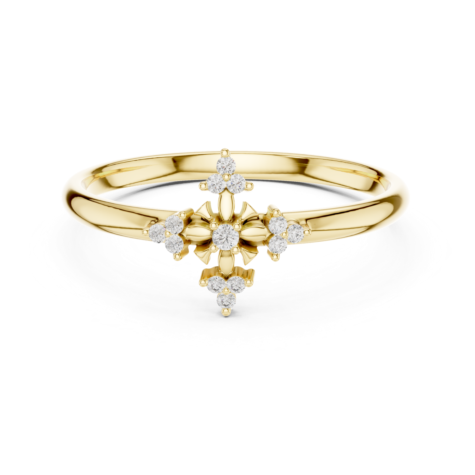 Gold Ring 1 (271), Yellow Gold, view 4