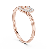 Gold Ring 12-10047@L, Rose Gold, view 1