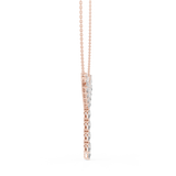 Gold Pendant GNK-0005, Rose Gold, view 3