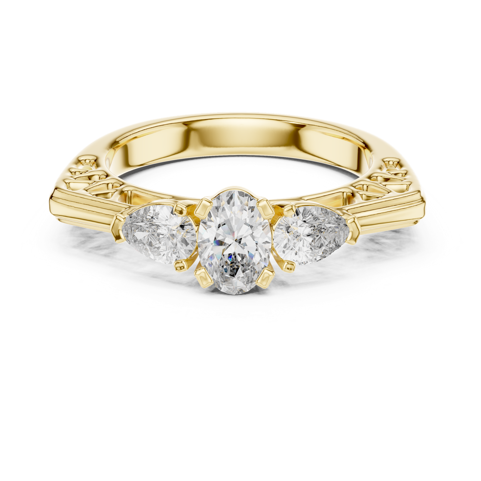 Gold Ring LR-0031, Yellow Gold