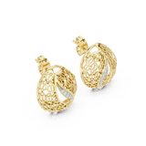 Gold Earrings 12-10011@E, Yellow Gold, view 2