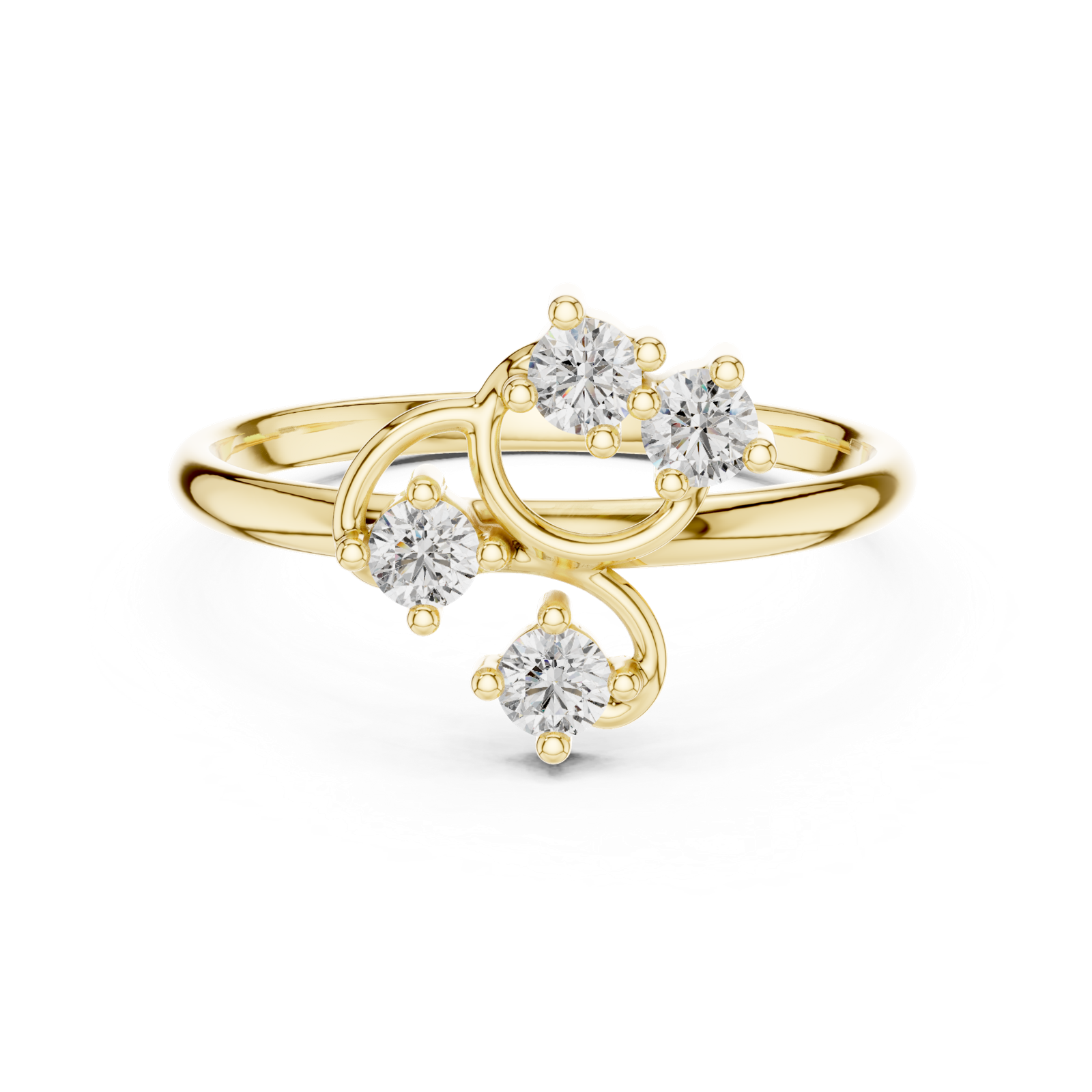 Gold Ring 1 (267), Yellow Gold, view 4