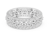 Gold Ring R40, White Gold, view 4
