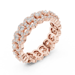 Gold Ring DDLR-366, Rose Gold, view 2