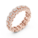 Gold Ring DDLR-366, Rose Gold, view 2