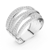 Gold Pendant 9-10039L_SS7, White Gold, view 2