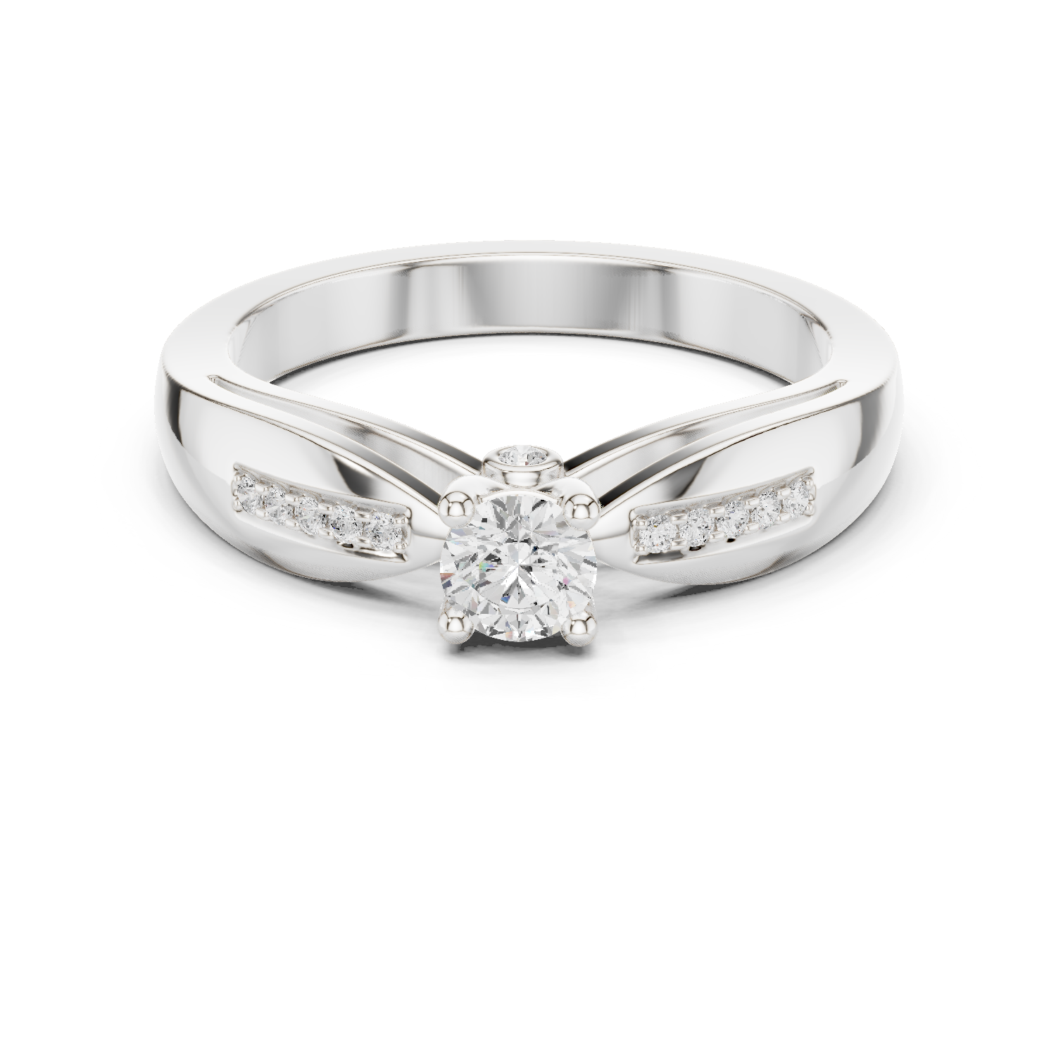 Gold Ring DDLR-839, White Gold
