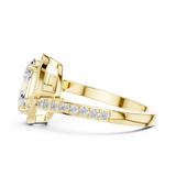 Gold Ring DDLR-434, Yellow Gold, view 3
