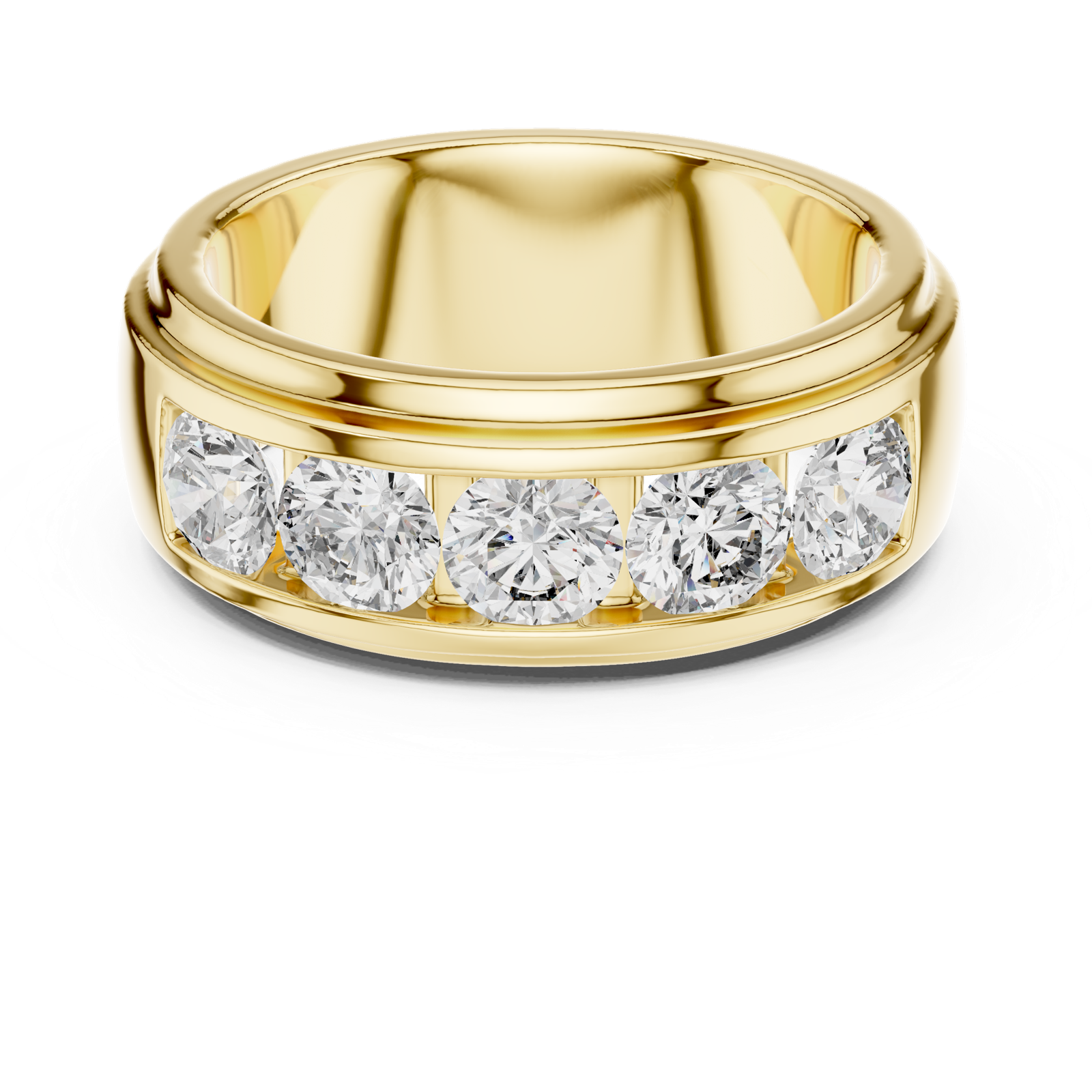 Gold Ring L03-1176, Yellow Gold, view 4