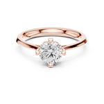 Gold Ring DDLR-547, Rose Gold, view 4