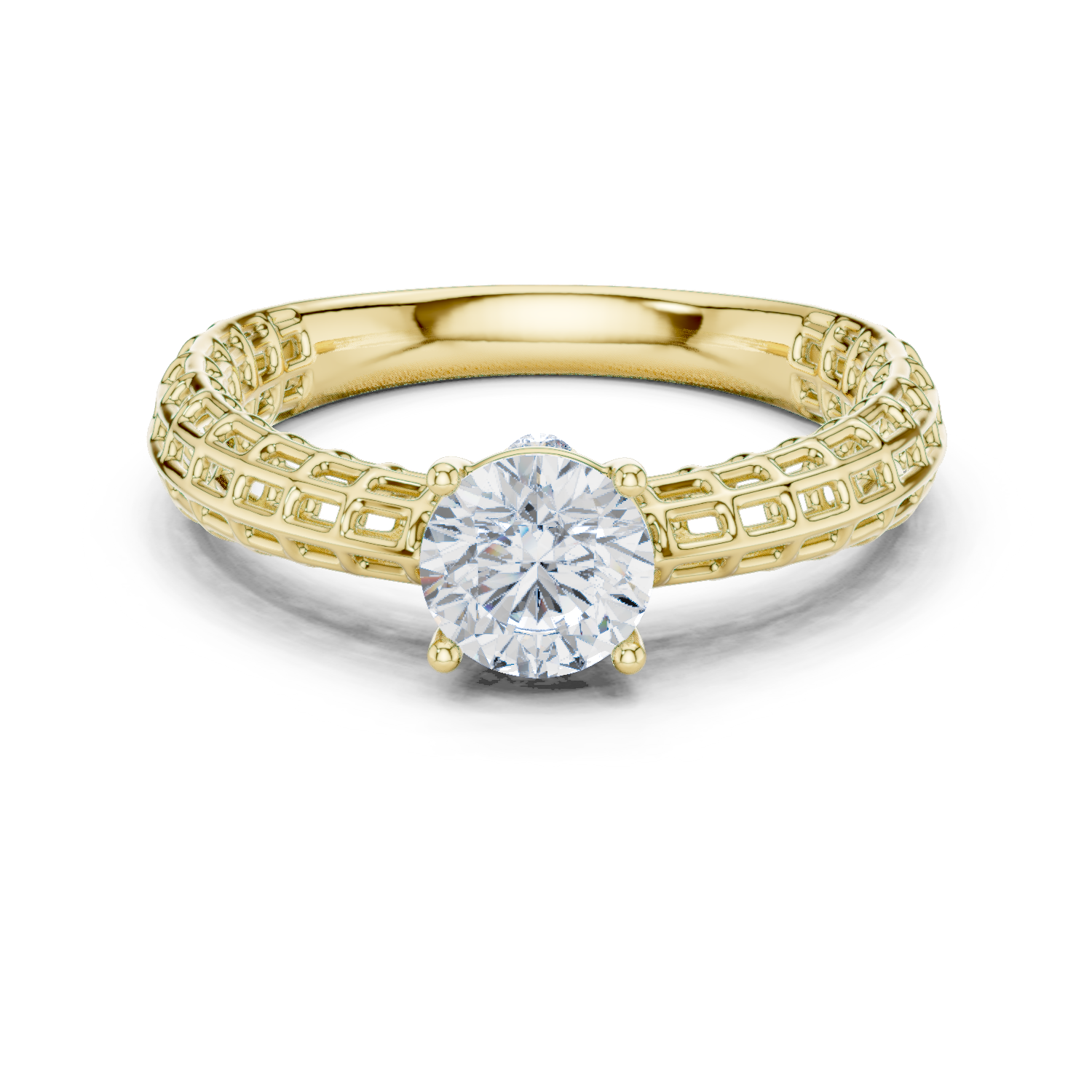 Gold Ring DDLR-810, Yellow Gold