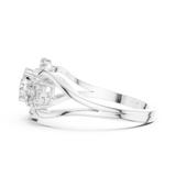 Gold Ring 19-120015L, White Gold, view 3