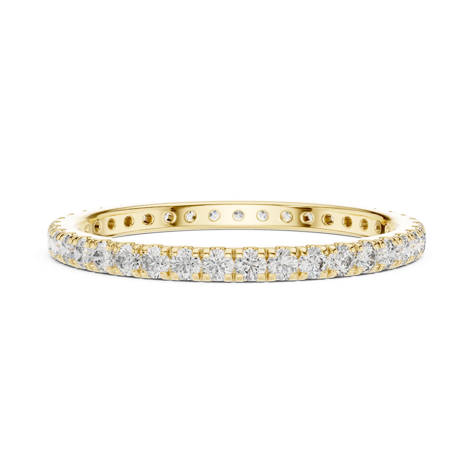 Gold Ring DDLR-212, Yellow Gold, view 3