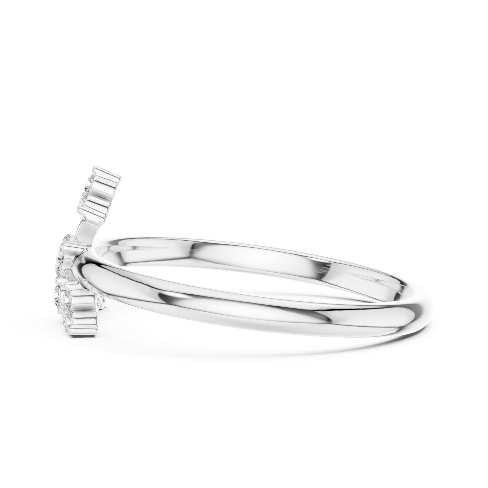 Gold Ring 1 (270), White Gold, view 3