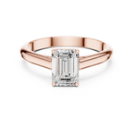 Gold Ring DDLR-1077, Rose Gold, view 4