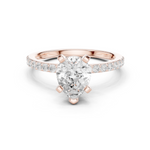 Gold Ring DDLR-889, Rose Gold