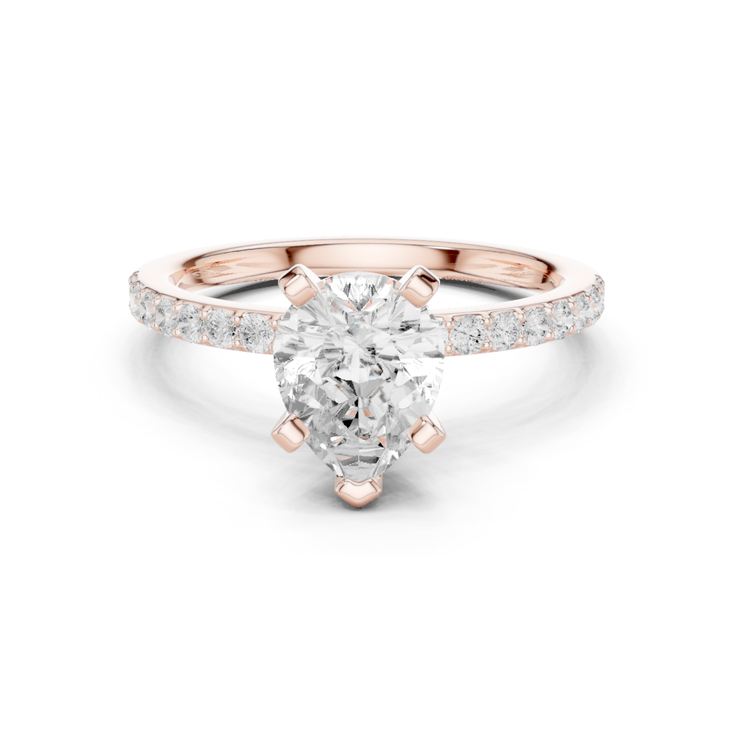 Gold Ring DDLR-889, Rose Gold