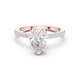 Gold Ring DDLR-889, Rose Gold