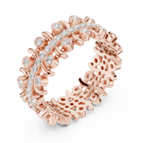 Gold Ring R43, Rose Gold, view 2