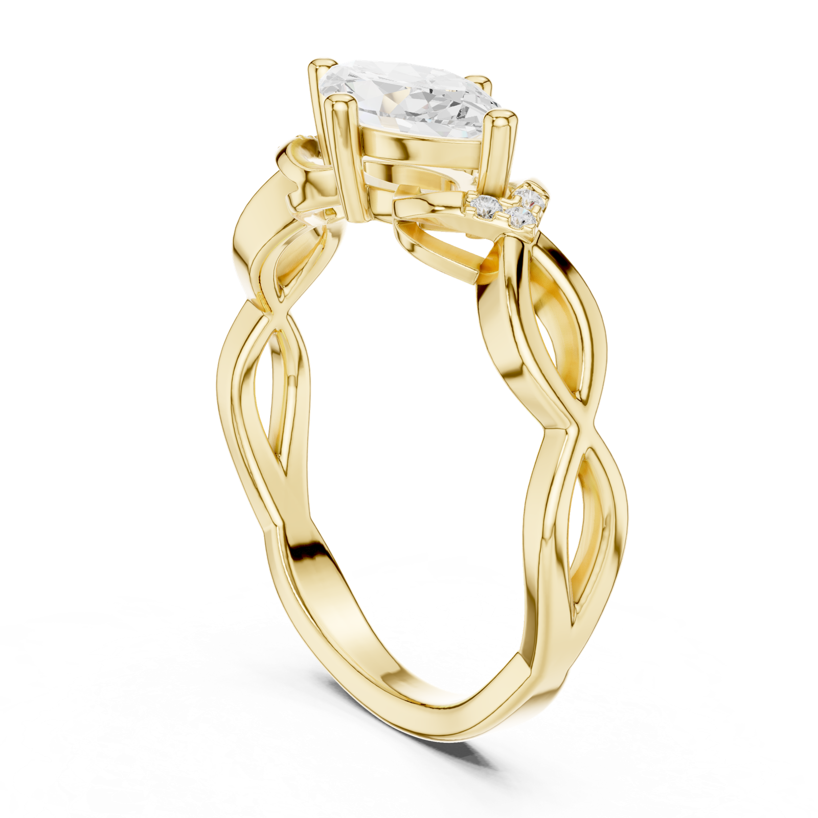 Gold Ring DDLR-510, Yellow Gold