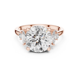 Gold Ring DDLR-073, Rose Gold, view 4