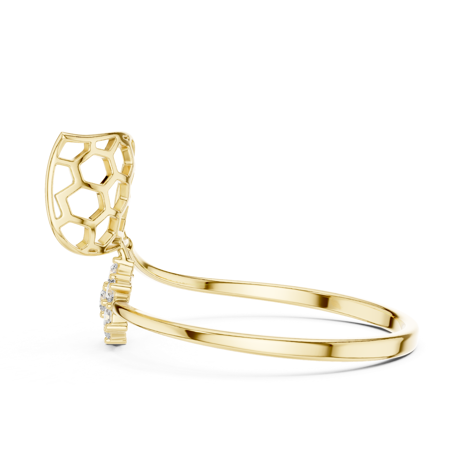 Gold Ring 1 (159), Yellow Gold, view 3