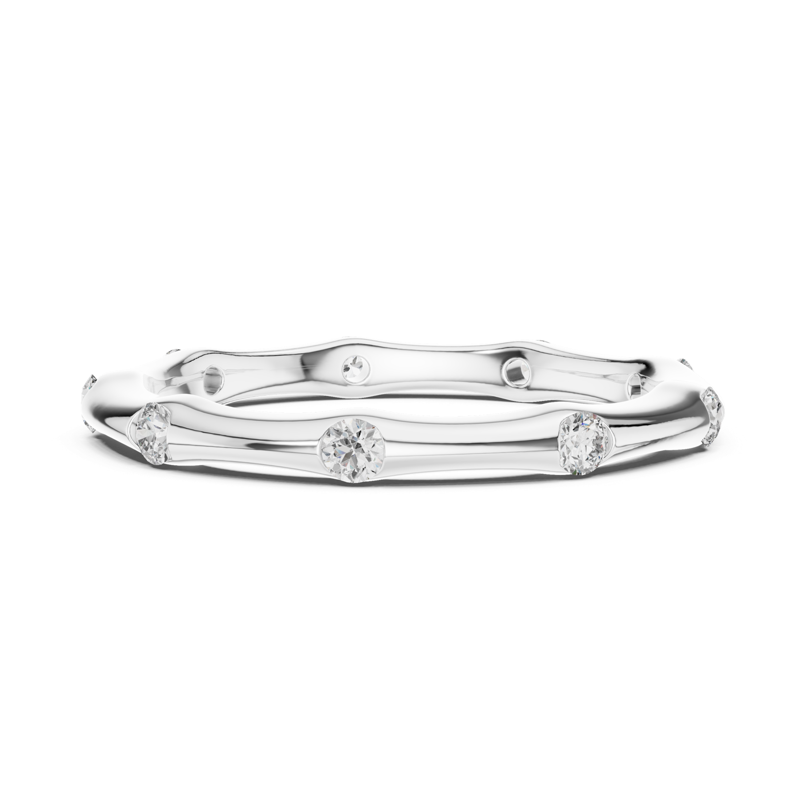 Gold Ring L03-1172, White Gold, view 3